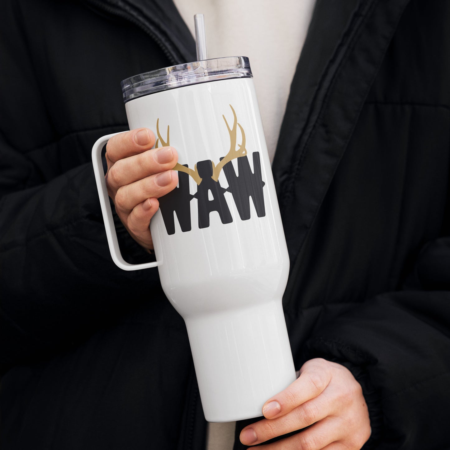 WAW Logo Travel Mug