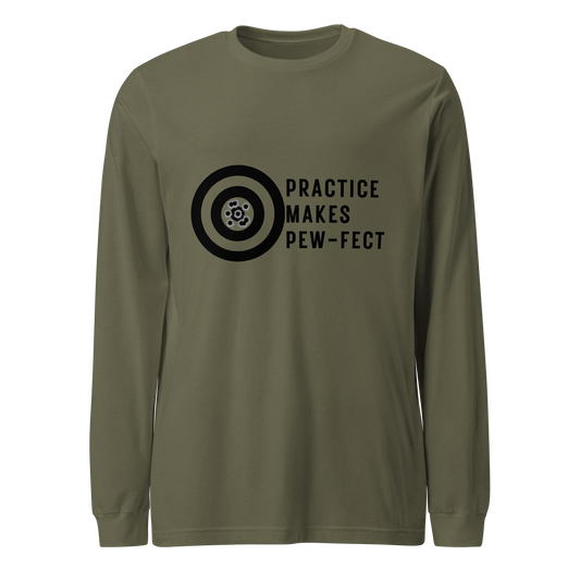 Unisex Practice Makes Pew-fect Long Sleeve